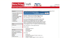 Desktop Screenshot of beschlagprofi.de