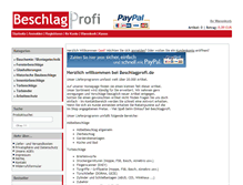 Tablet Screenshot of beschlagprofi.de